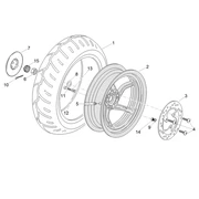Roue arrière