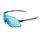 ADULT CYCLING GLASSES- GIST PACK - BLACK FRAME - BLUE MIRRORED SOLAR LENSES - PROTECTION 100% UV - UVA - UVB) ULTRA LIGHT