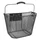 FRONT BASKET- STEEL MESH- NEWTON BLACK QUICK RELEASE ON CLIPS RPD 25,4/31,8mm 19L (Lg35xL25xH25)