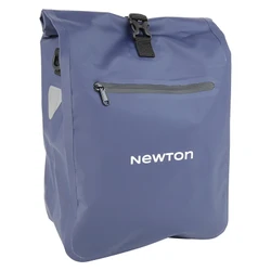 SACOCHE ARRIERE VELO LATERALE SAC BANDOULIERE NEWTON BLEU DROIT/GAUCHE 20L FIXATION A CROCHET ET VELCRO POUR PORTE BAGAGE