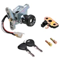 IGNITION SWITCH FOR SCOOT MBK 50 OVETTO 1997>2002/YAMAHA 50 NEOS 1997>2002 (5 WIRES) (WITH SEAT LOCK)  -SELECTION P2R-