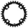 PLATEAU VTT 4BRA D.104 POUR SUNRACE 34DTS MONO NOIR ALU COMPATIBLE AUTRES MARQUES NARROW WIDE