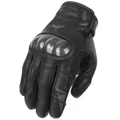 GANTS ALL SEASON ADX DAYTONA CUIR NOIR AVEC COQUE CARBONE + SLIDER DE PAUME RIGIDE T 8 (S) (HOMOLOGUE EN 13594:2015)