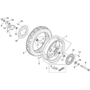 Roue arrière