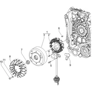 Volant magnetique