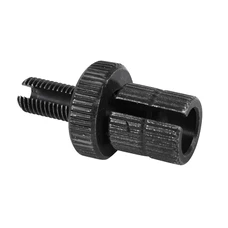 VIS CREUSE TENDEUR DE CABLE MOTO DIAM M8 NOIR AVEC MOLETE ALU (VENDU A L'UNITE)  -DOMINO ORIGINE-