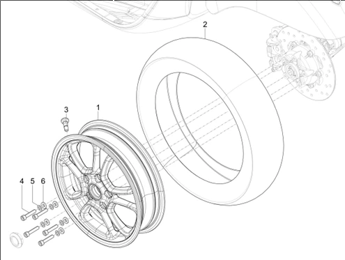 Roue avant