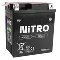 BATTERY 12V 6 Ah NTX7L-BS NITRO MF MAINTENANCE FREE-SUPPLIED WITH ACID PACK (Lg114xWd71xH131) (EQUALS YTX7L-BS)
