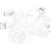 Relais - Batterie - Avertisseur sonore