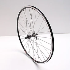 WHEEL FOR ROAD BIKE- FRONT 650 FLYER BLACK - SHIMANO 2200 HUB - 32 Spokes.