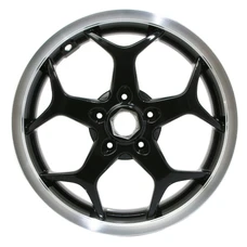 JANTE/ROUE AVANT (3.00X13") ORIGINE PIAGGIO 300-500 MP3 2014> VERSION SPORT NOIR  -2B000901-