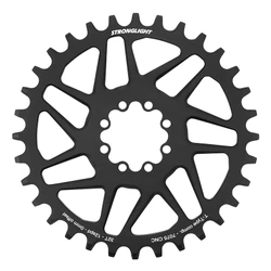 PLATEAU VTT DIRECT MOUNT 8 TROUS POUR SRAM SX/NX/GX STRONGLIGHT MONO ALU NOIR 32DTS - 12V. NARROW WIDE