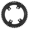 PLATEAU ROUTE 4BRA D.110 POUR SHIMANO R9200/8100/7100 STRONGLIGHT DOUBLE 48DTS EXTERIEUR NOIR (POUR INTERIEUR 34DTS) NON FILETE - EPAISSEUR mm 12V. PRENDRE REF POUR KIT INTRAVIS