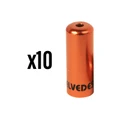EMBOUT DE GAINE 4,2 mm ALU ORANGE (VENDU PAR 10) -ELEVEDES