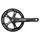 PEDALIER ROUTE STRONGLIGHT MONO. IMPACT NOIR 170mm 52-34 COMPATIBLE 8V. (AXE CARRE 107mm)