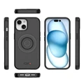 COQUE SMARTPHONE/TELEPHONE GR XPLORE POUR APPLE IPHONE 15 NOIR COMPATIBLE MAGSAFE (VENDU A L'UNITE)