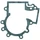 JOINT CARTER MOTEUR SCOOT ADAPTABLE PEUGEOT 50 LUDIX AIR ET LIQUIDE, JET FORCE, SPEEDFIGHT_3 (VENDU A L'UNITE)  -ARTEIN-