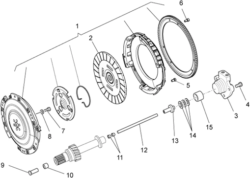 Embrayage monodisque