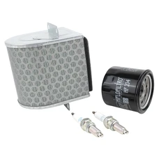 KIT ENTRETIEN MOTO ADAPTABLE HONDA 500 CB F 2013>2018, CB X 2013>2018, CBR R 2013>2018 (PACK 4 PIECES) -SELECTION P2R PREMIUM