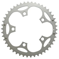 CHANRING FOR ROAD BIKE-5 arms- 46T. Ø110 -OUTER- DURAL SILVER STRONGLIGHT (SHIMANO TYPE 8/9 Speed)