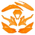 CARROSSERIE/CARENAGE 50 A BOITE ADAPTABLE BETA 50 RR 2011>2020 ORANGE (KIT 7 PIECES)  -P2R-