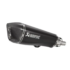 POT MAXISCOOTER AKRAPOVIC POUR PIAGGIO 500 MP3 LT, HPE 2008>2020 (SILENCIEUX SEUL BLACK) (S-PI5SO1-HRAASSBL) (HOMOLOGUE CE)