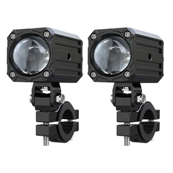 FEU/ECLAIRAGE ADDITIONNEL UNIVERSEL ECOBENE KD20 LED ORIENTABLE 12V 50W ALU CNC NOIR (TELECOMMANDE SANS FIL INCLUSE) (PAIRE)