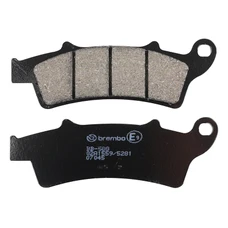 PLAQUETTE DE FREIN BREMBO POUR KYMCO 50 AGILITY RS NAKED 2010>2015, AGILITY R10 2006>2014 4T, 125 AGILITY 2006>2011, 125 AGILITY CITY 2011>2017 AV (SCOOTER CARBONE CERAMIQUE) -07045