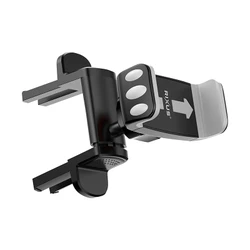 SUPPORT SMARTPHONE/TELEPHONE RIXUS UNIVERSEL MAGNETIQUE ROTATION 360- BLACK FIXATION GRILLE VENTILATION RONDE VOITURE (VENDU A L'UNITE) -RXHW28
