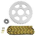 KIT CHAINE ADAPTABLE RIEJU 50 RS2 FR 2009>2010, RS2 PRO 2006>2010, RS2 MATRIX 2004>2010, RS2 NKD 2005  420  11x47  (DIAM COURONNE 55/90.5/8.5)  (DEMULTIPLICATION ORIGINE)  -AFAM-