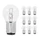 AMPOULE/LAMPE STANDARD 12V 21W CULOT BA15d NORME 1142 GRAISSEUR BLANC (BOITE DE 10) -FLOSSER