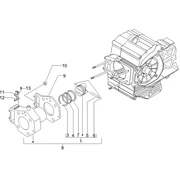Groupe cylindre-piston-axe