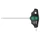 CLE TORX MANCHE EN T WERA 467 HF T8x100mm NOIR/VERT (VENDU A L'UNITE) -MARQUE ALLEMANDE POUR LES ATELIERS