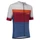MAILLOT GIST HOMME FLOW MANCHES COURTES ZIP TOTAL BLANC BANDE COLORE M -5347