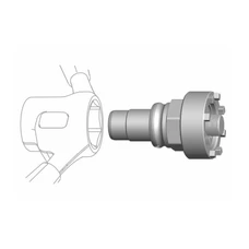 OUTIL PRO DEMONTE ECROU CYCLUS POUR VAE YAMAHA GIANT COMPATIBLE AVEC L'OUTIL SNAP.IN 179967 OU CLE 32mm