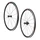 ROUES ROUTE PATIN 700 FULCRUM RACING 4 NOIR CASSETTE SHIMANO 12/11/10V (PAIRE)