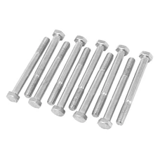 VIS TETE HEXAGONALE M8 x 80 mm ACIER ZINGUE (SACHET DE 10 PIECES) -SELECTION P2R