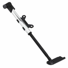POMPE MINI ROUTE/VTT GIYO CORPS ALU ARGENT VP/VS (POIGNEE EN T) (SUR CARTE) - LG 160mm et 8 BARS