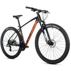 VELO MUSCULAIRE VTT 29 LEADER FOX JASPER ORANGE/NOIR MAT 7V CADRE 20 POUCES (TAILLE ADULTE 180 à 188 cm)