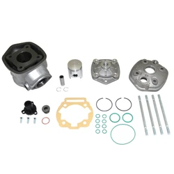 HAUT MOTEUR 50 A BOITE TOP PERF FONTE POUR DERBI 50 SENDA 2006>, GPR 2006>/GILERA 50 SMT 2006>, RCR 2006> (MOTEUR PIAGGIO EURO 3, EURO 4)