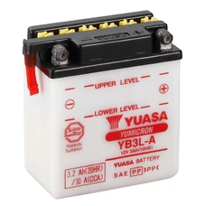 BATTERY 12V  3 Ah YB3L-A YUASA YUMICRON WITH MAINTENANCE (Lg98xL56xH110)