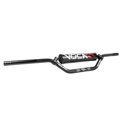 GUIDON 50 A BOITE VOCA CROSS ALU T6 DIAM 22,2mm L805mm H94mm NOIR AVEC MOUSSE NOIR