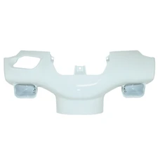CARENAGE/COUVRE GUIDON SCOOT ADAPTABLE PEUGEOT 50 TKR, TREKKER 2007>/TKR BLANC BRILLANT  -P2R-