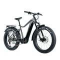 VELO ELECTRIQUE/VAE VTT FAT BIKE 26 LEADER FOX BRASA 2024 ARGENT 11V MOTEUR CENTRAL PANASONIC GX ULTIME 36V 90Nm BATTERIE 20Ah (18'' - H45,7cm - TAILLE M - POUR ADULTE DE 165cm à 178cm)
