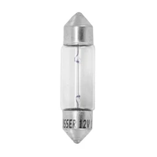 AMPOULE/LAMPE STANDARD 12V 10W CULOT SV 8.5-8 (11x35) NORME C5W NAVETTE BLANC (FEU DE POSITION) (VENDU A L UNITE)  -FLOSSER-