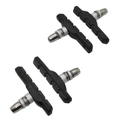 BRAKE PADS FOR MTB- THREADED STUD ASSYMETRIC- NEWTON 72mm BLACK (2 PAIRS)