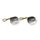 TURN SIGNAL FOR SCOOT MBK 50 BOOSTER 1990>2003/YAMAHA 50 BWS 1990>2003 - FRONT - TRANSPARENT/BLACK (PAIR) ** -REPLAY
