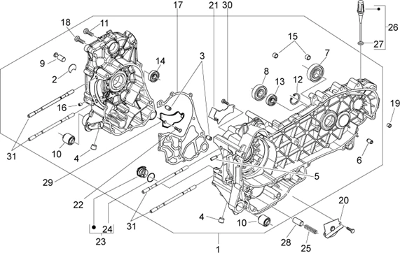 Carter moteur