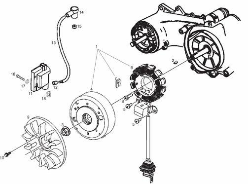Volant magnétique