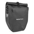 SACOCHE ARRIERE VELO LATERALE SAC BANDOULIERE NEWTON NOIR DROIT/GAUCHE 21L FIXATION QUICK LOCK POUR PORTE BAGAGE AVEC SYSTEME ANTIVOL (53 x 29,5 x 13,5 cm)